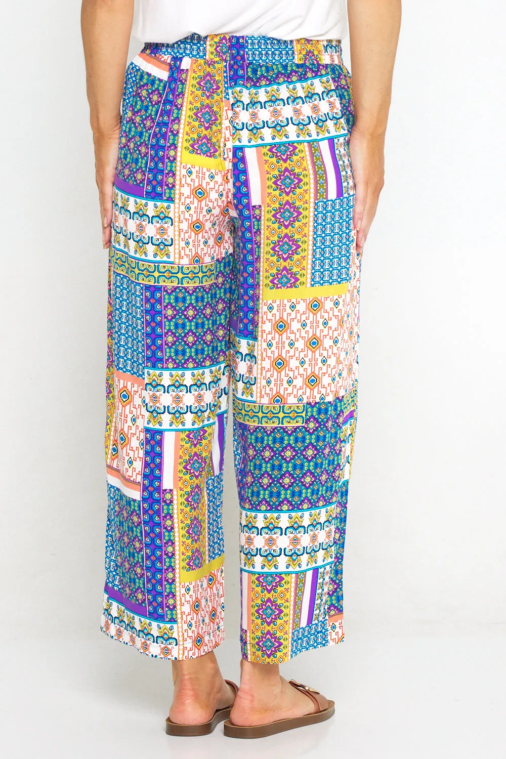 Aiko Lightweight Pants - Cobalt/Citrus Ceramic