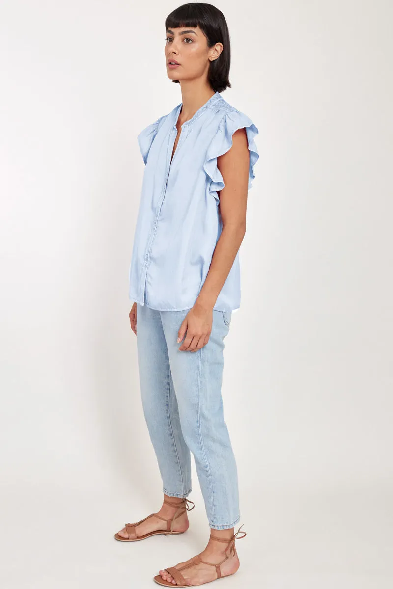 Aiza Light Blue Top