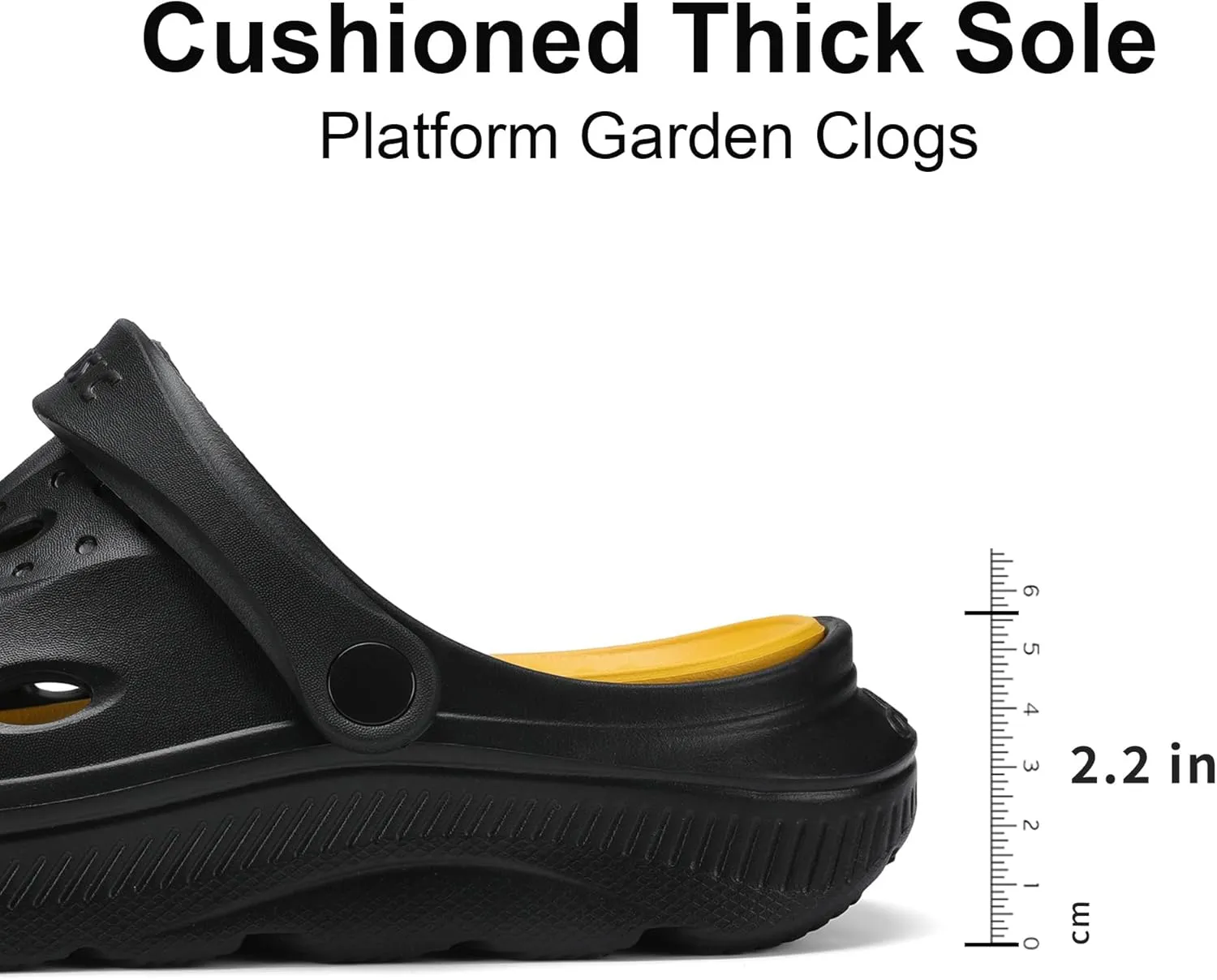 Arch Support Clogs Mens Womens Garden Shoes Lightweight Outdoor Beach Slippers Recovery Sandals with Removable Thick Insoles