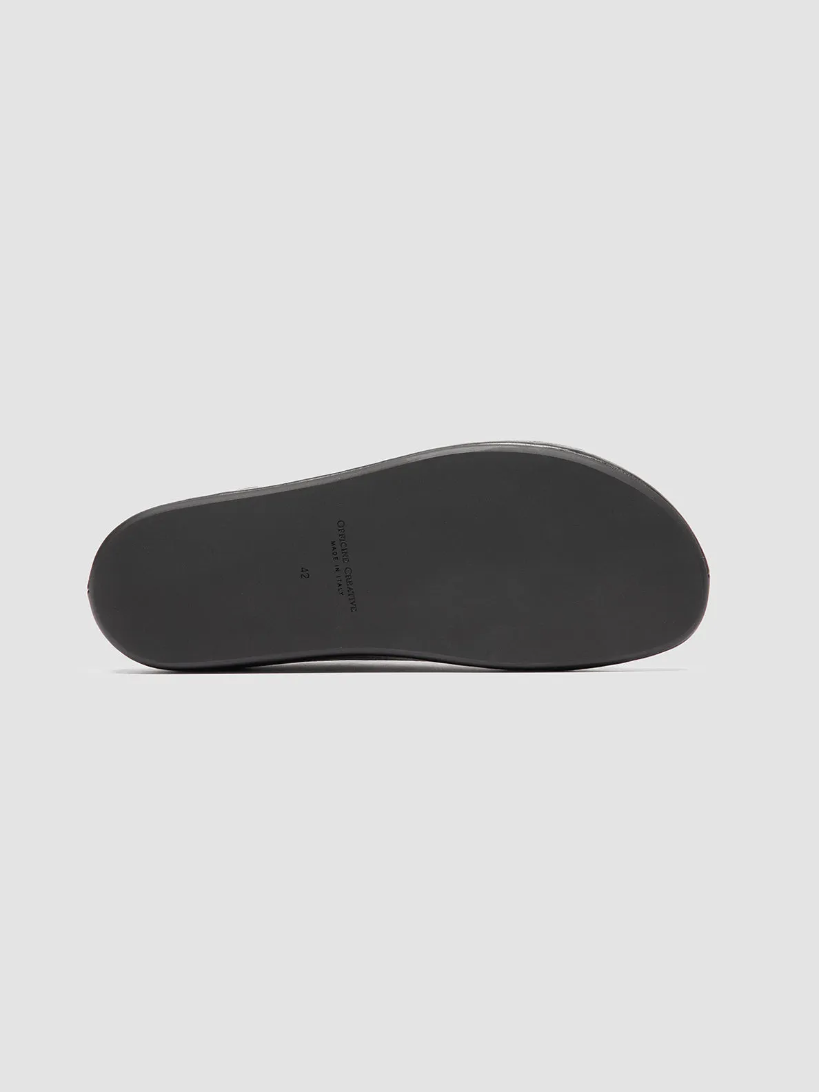 BABOUCHE 002 - Black Leather Mule Sandals