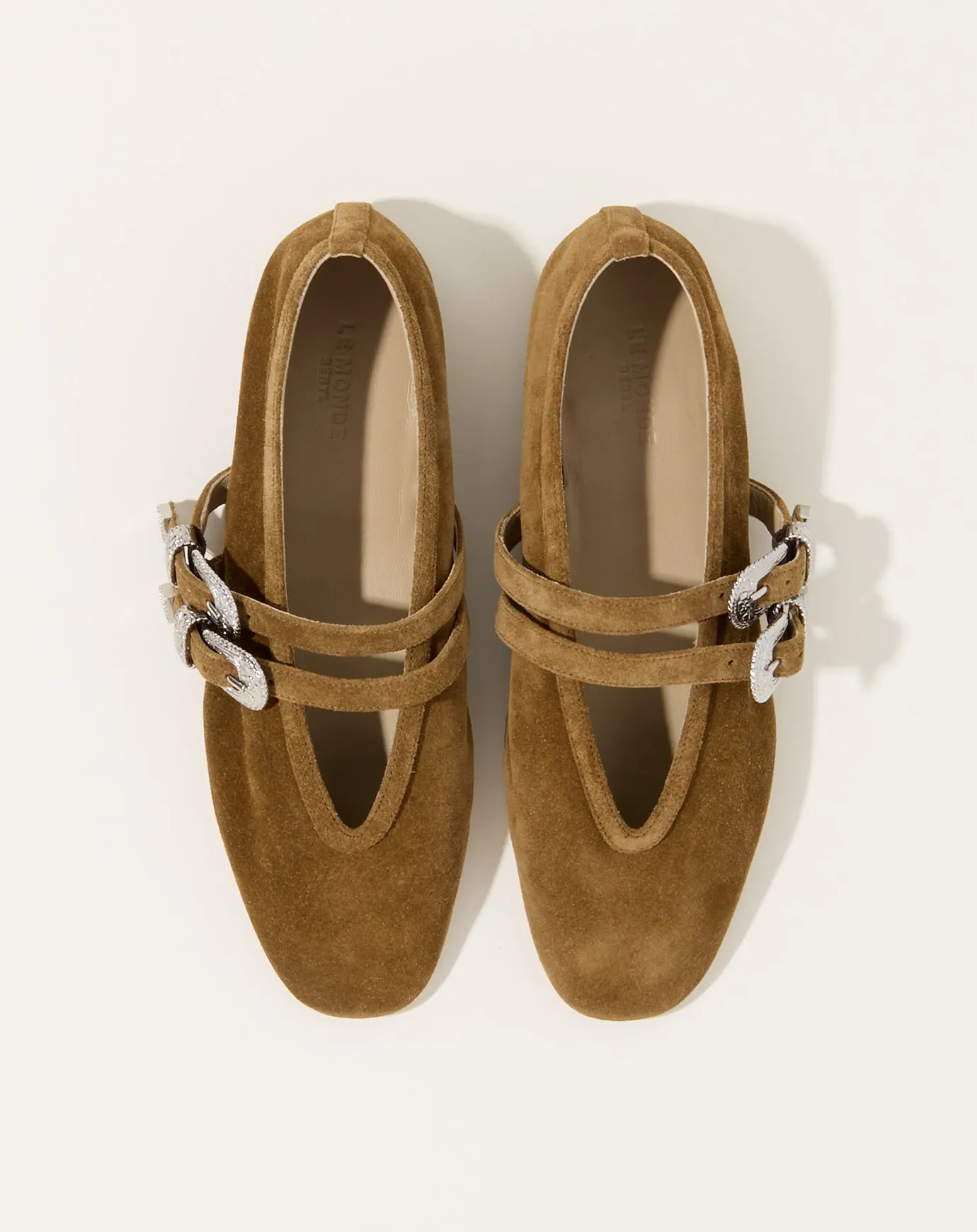 Ballet Claudia Slipper in Taupe