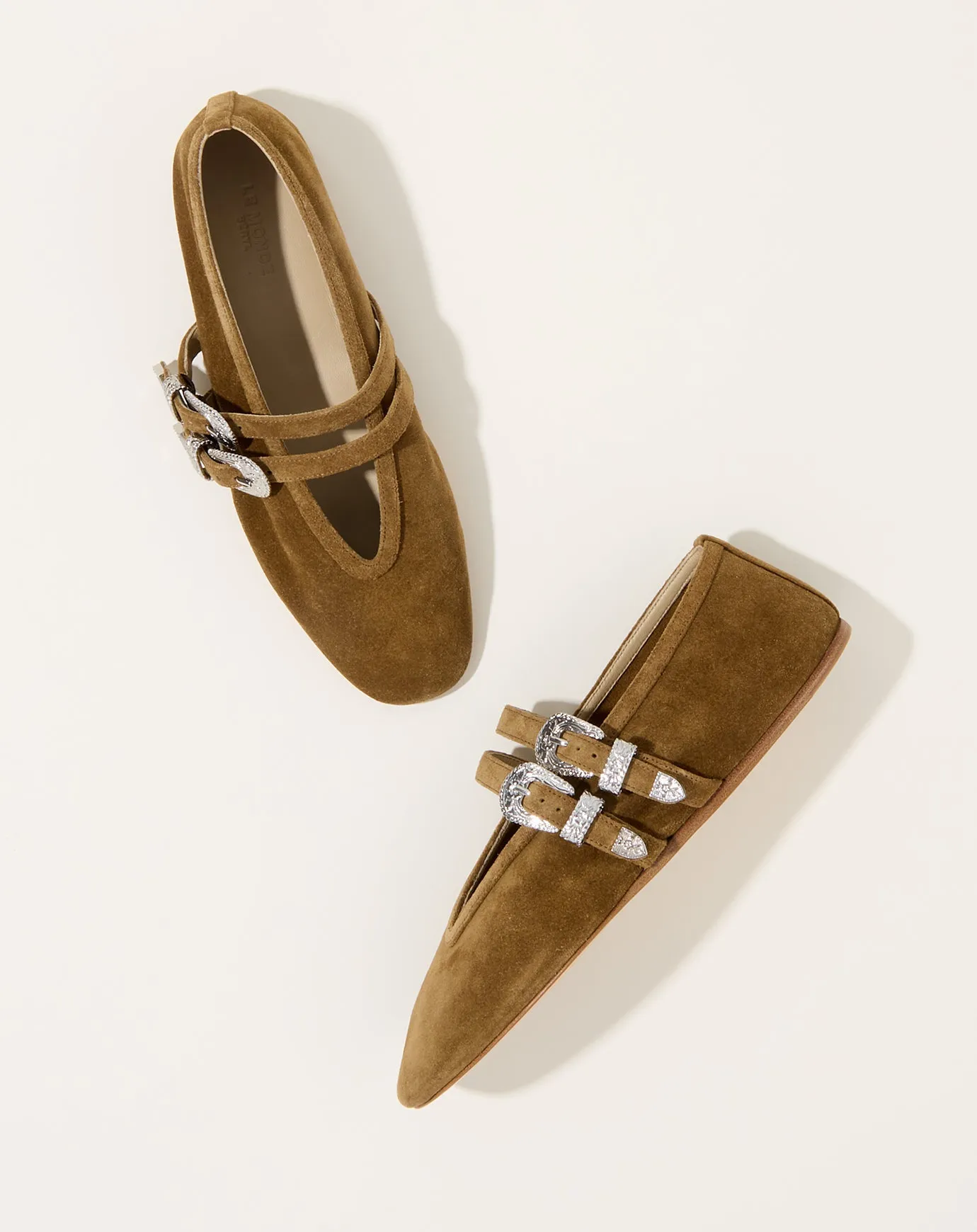 Ballet Claudia Slipper in Taupe