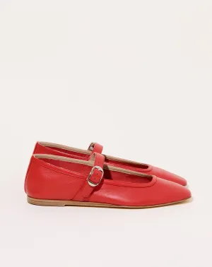 Ballet Mary Jane in Blood Orange