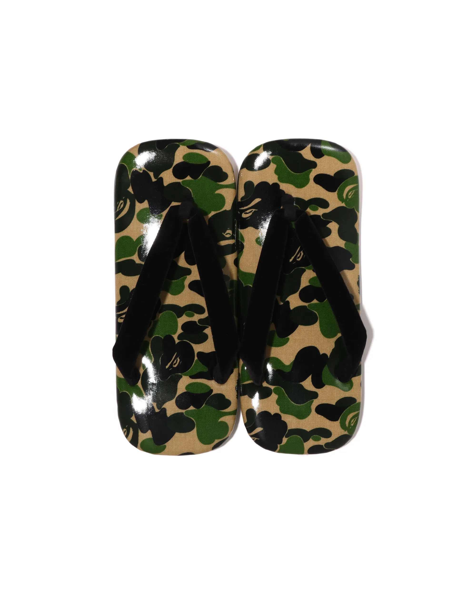 Bape Camo Japanese Sandals - Green