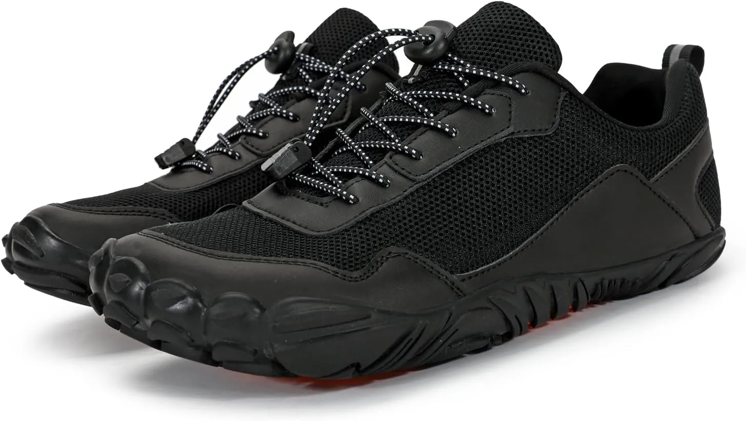 Barefoot Water Shoes Mens Trail Runner Wide Toe Box Hiking Shoes Minimalist Zero Drop Sole Quick Dry Water Sports Sneakers