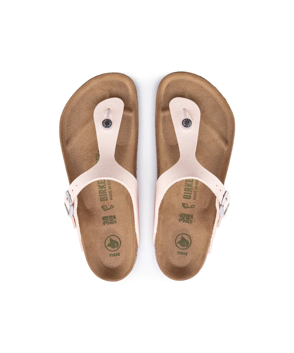 BIRKENSTOCK GIZEH VEGAN IN LIGHT ROSE