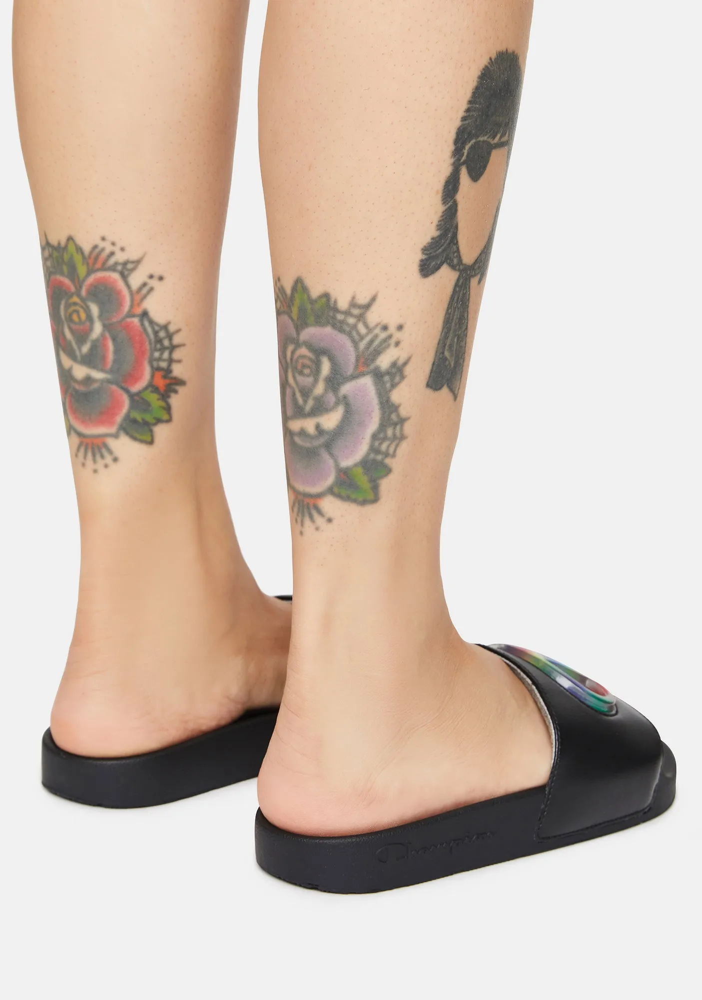 Black IPO Jellie Slide Sandals