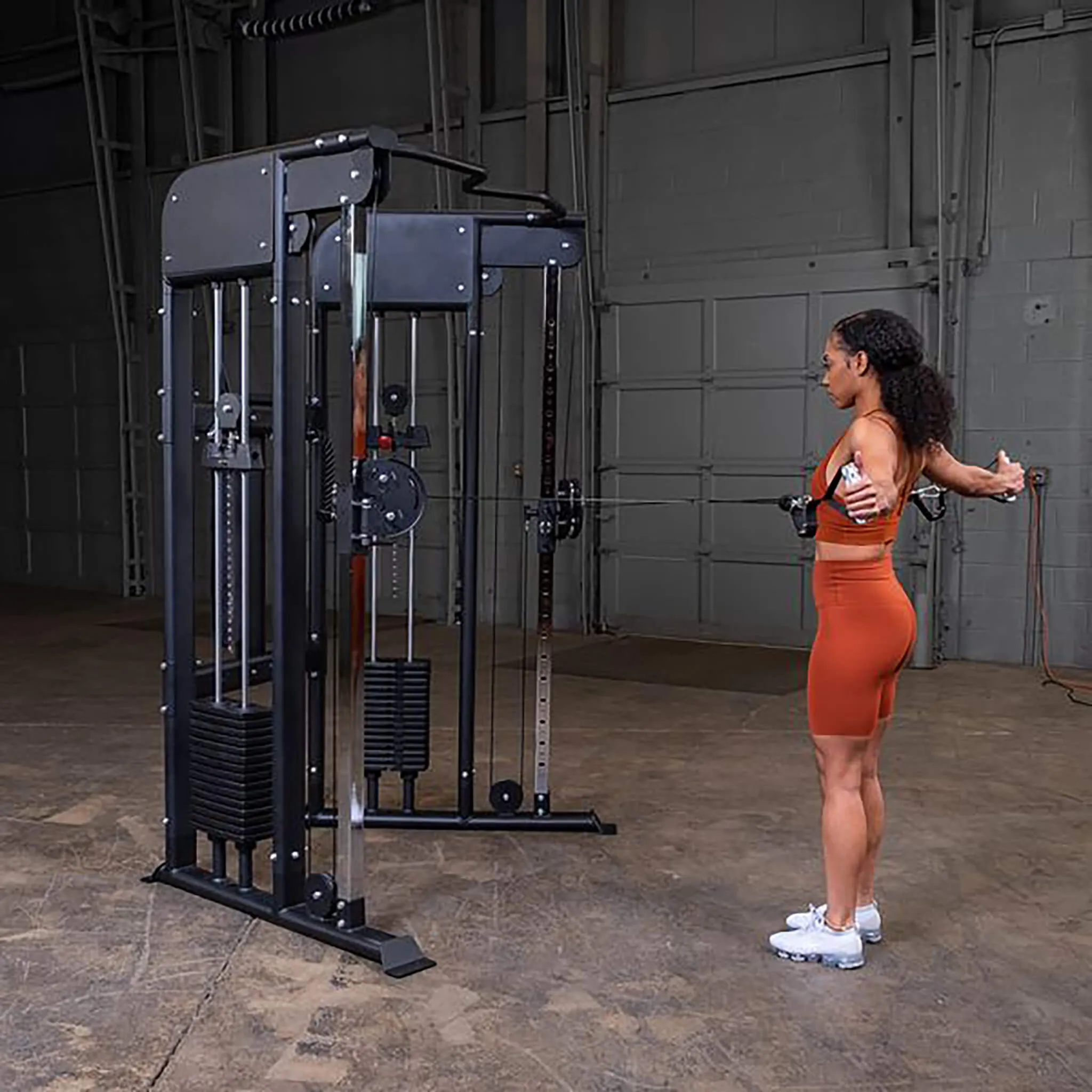 Body Solid GFT100 Functional Trainer Cable Machine