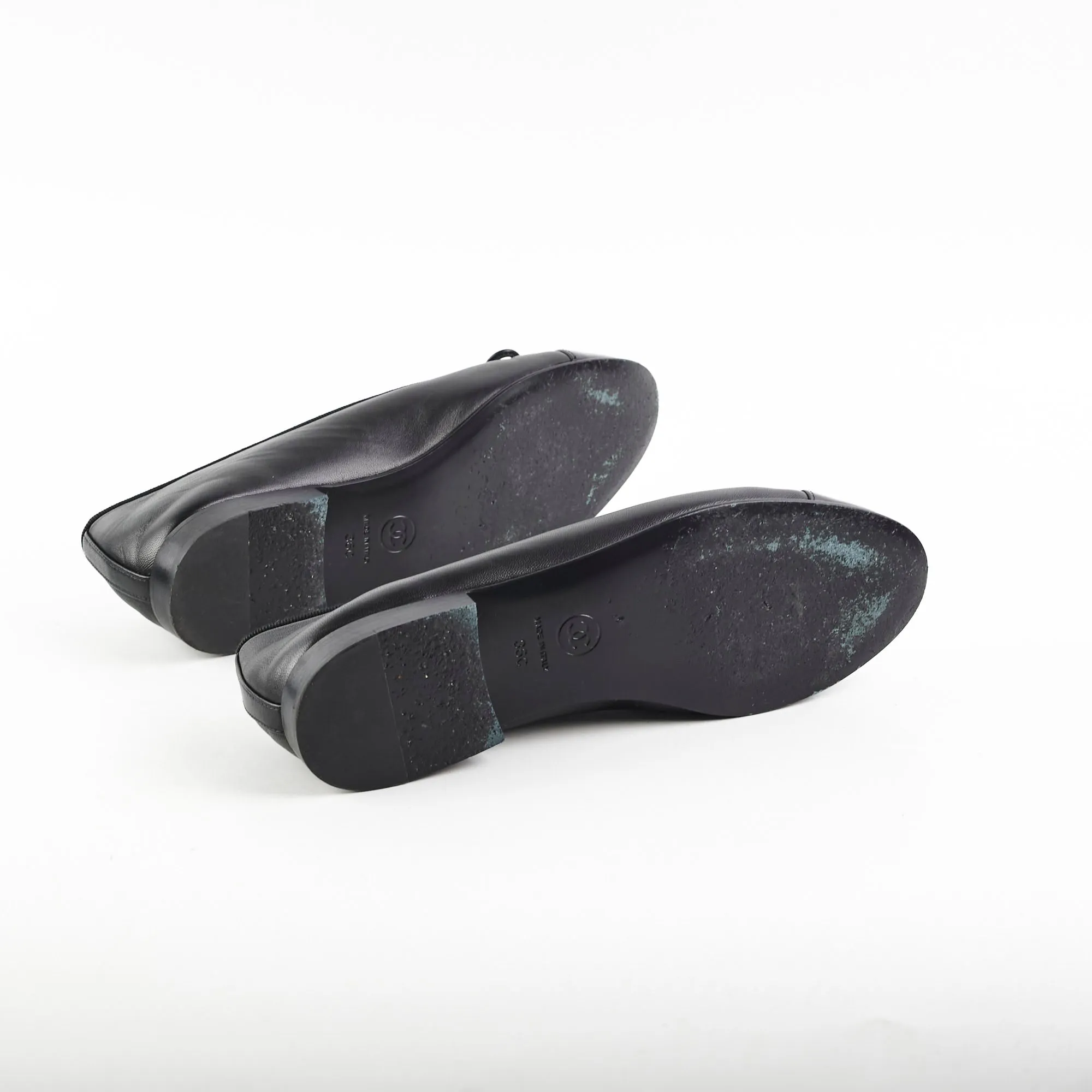 Chanel Ballet Flats Size 36 Black