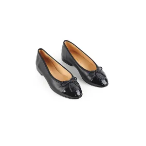 Chanel Ballet Flats Size 36 Black