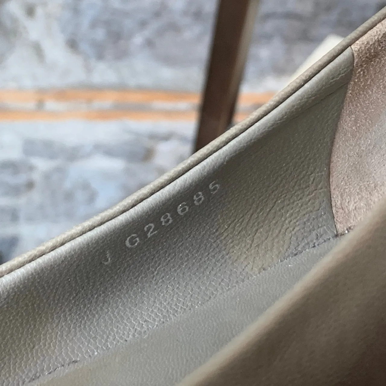 Chanel Brown Cap Toe Flat with Logo Plaque