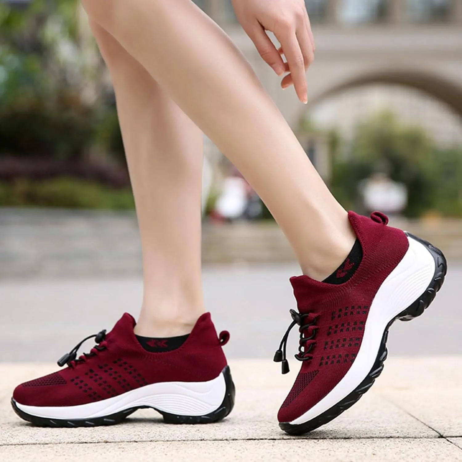 Comfort Orthowear Shoes for Women Streach Comfortwear Orthopedic Sneakers Ortho Breathable Shoes for Plantar Fasciitis