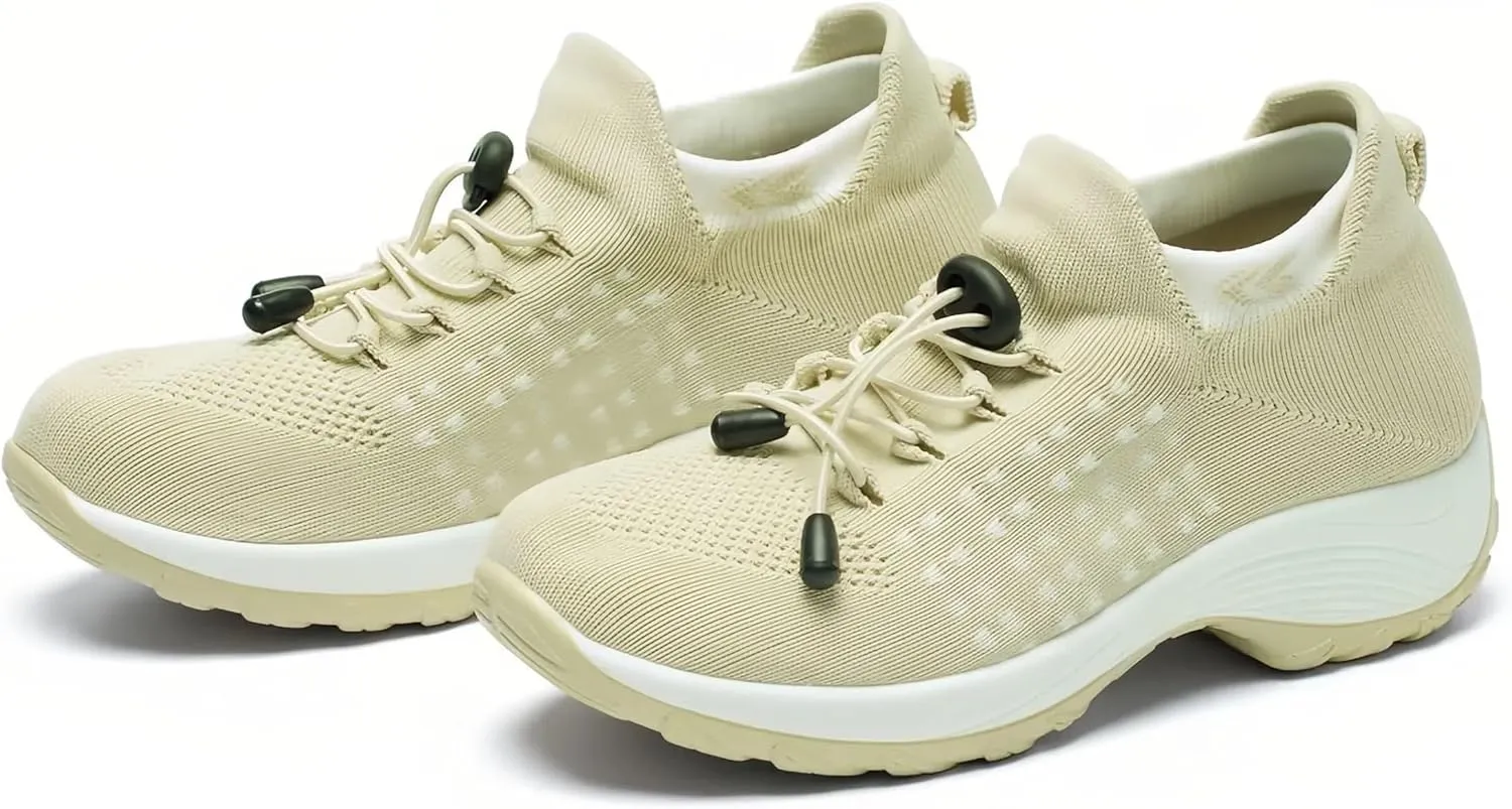 Comfortable Women's Shoes, Comfortwear Ortho Stretch Cushion Shoes, Sports Walking Shoes, Plus Size