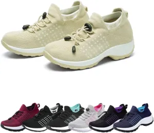 Comfortable Women's Shoes, Comfortwear Ortho Stretch Cushion Shoes, Sports Walking Shoes, Plus Size