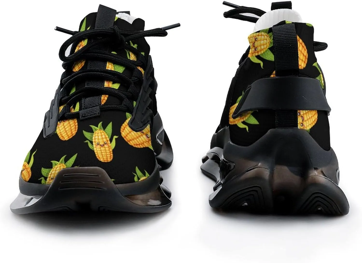 Cute Corn Vegetable Vegan Men's Tennis Shoes Fashion Athletic Sneakers for Sport Walking Running Workout