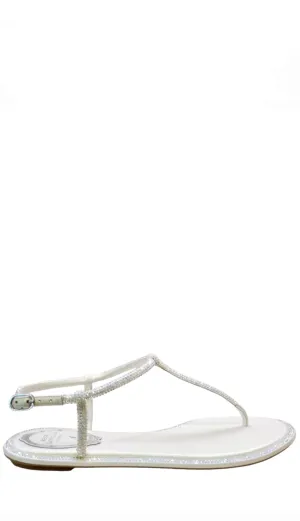 Diana White Crystal Sandals( carryover style)