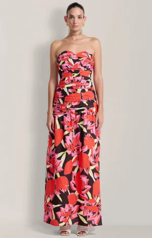 DOLCIE MAXI DRESS IN ROJO PRINT
