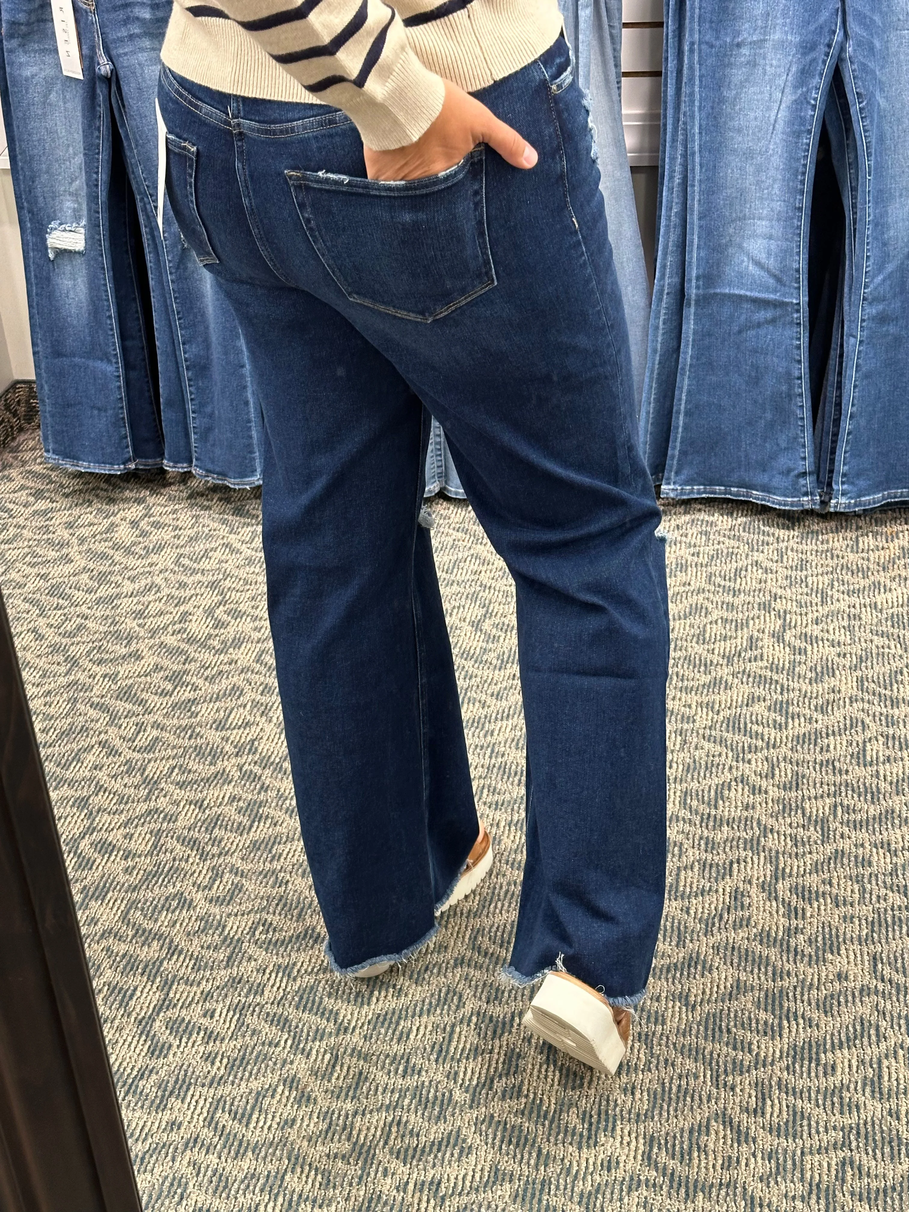 Duke High Rise Wide Leg (Mica)