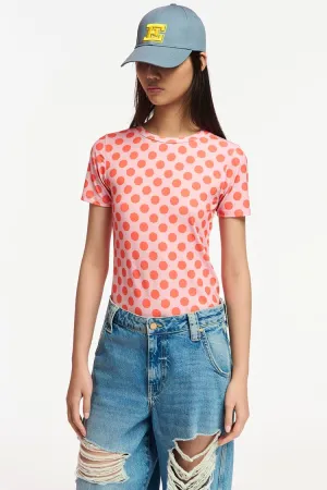 Fioco Polka-dotted SS Jersey Shirt