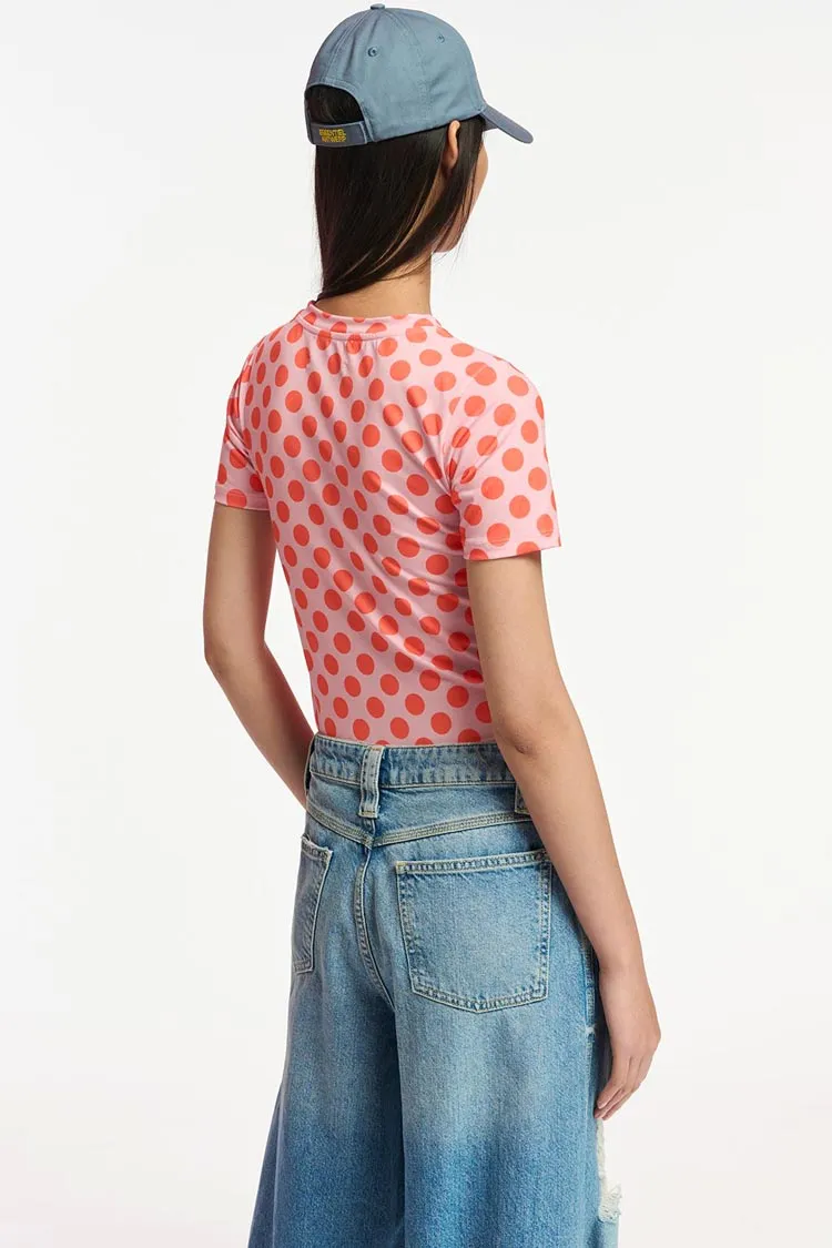 Fioco Polka-dotted SS Jersey Shirt