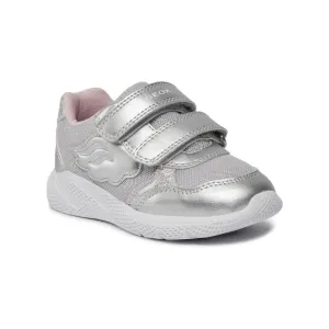 Geox Girls Trainer Sprintye B Silver