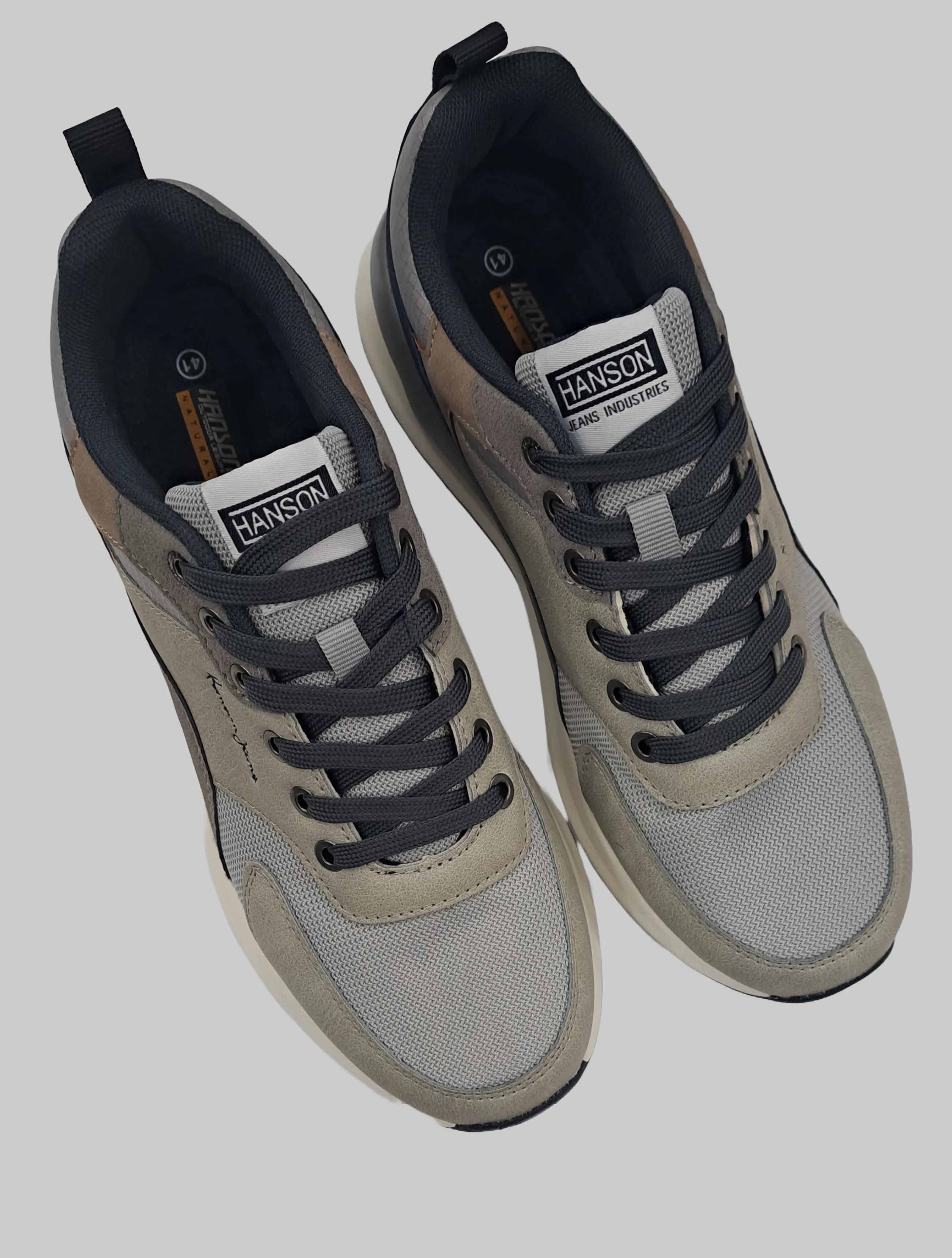 IJ LEATHER & VELVET SNEAKERS