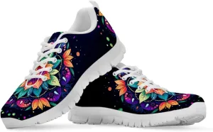 Jeiento Women Trainers Boho Mandala Walking Shoes Fashion Mesh Gym Sports Shoes Sneakers for Women