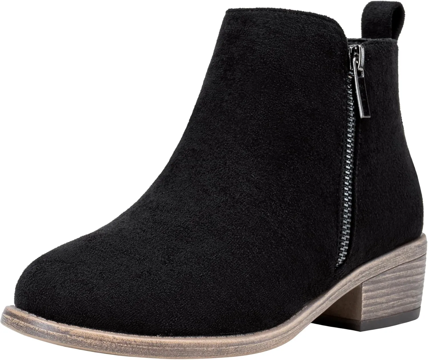 Jeossy Women's Ankle Boots, Classic Low Heeled Short Booties, Casual Comfortable Boots