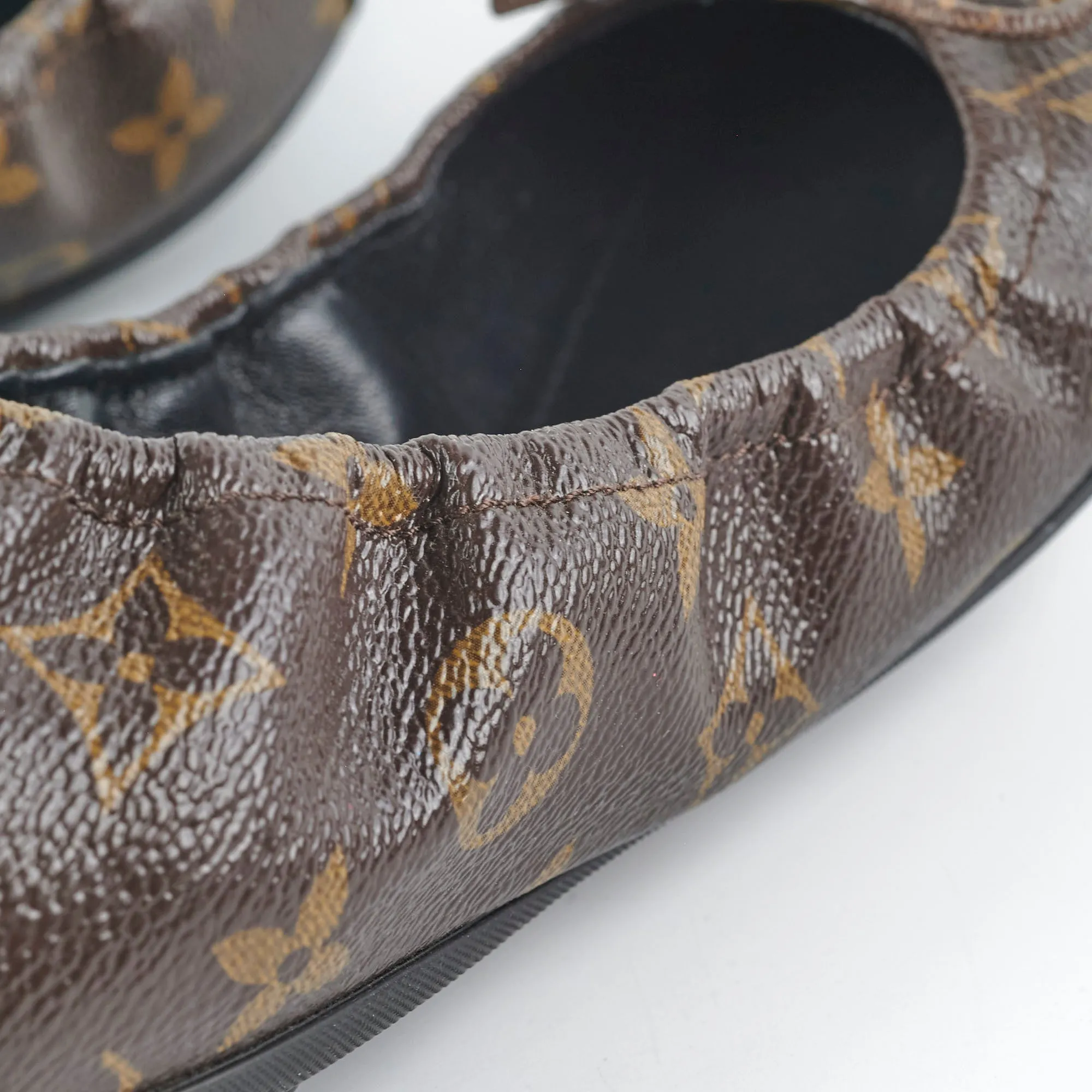 Louis Vuitton Ballerina Flats Monogram Size 38.5