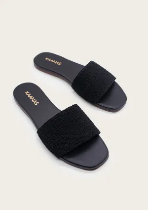 Mallow Textured Band Slide