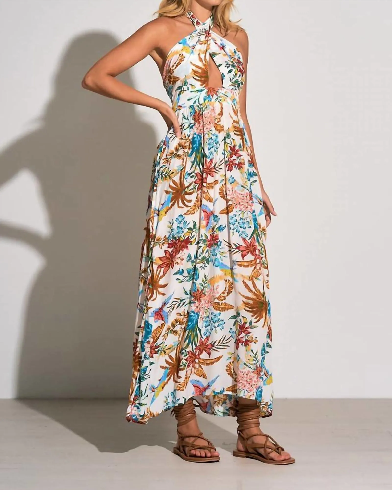 Maxi Cris Cross in Paradise Print | Paradise Print