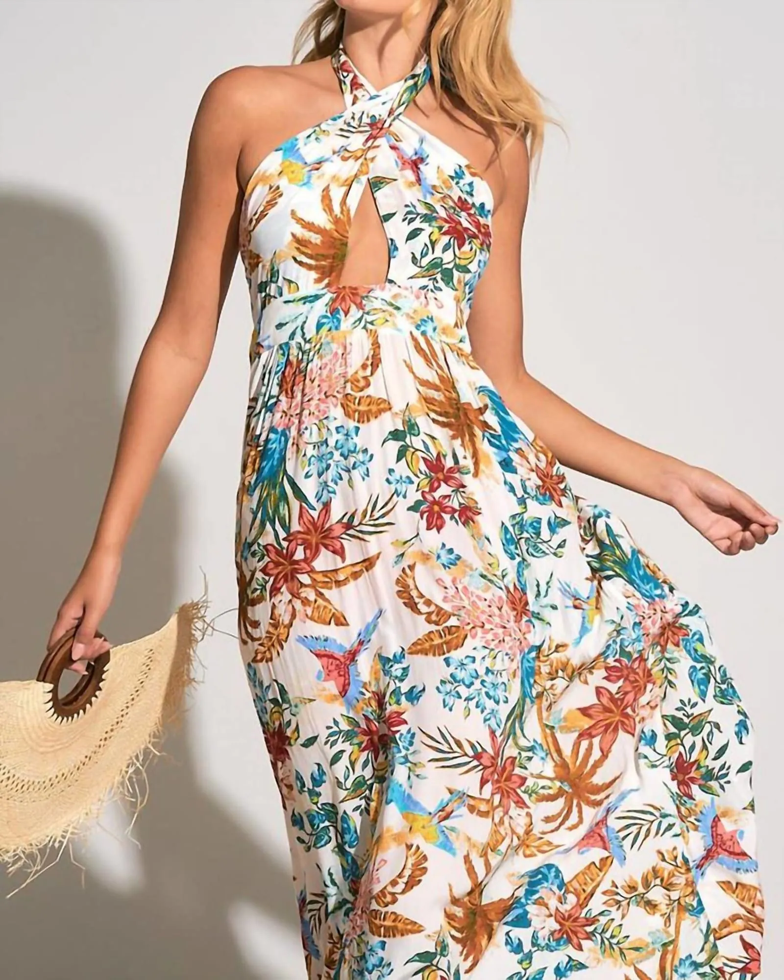 Maxi Cris Cross in Paradise Print | Paradise Print