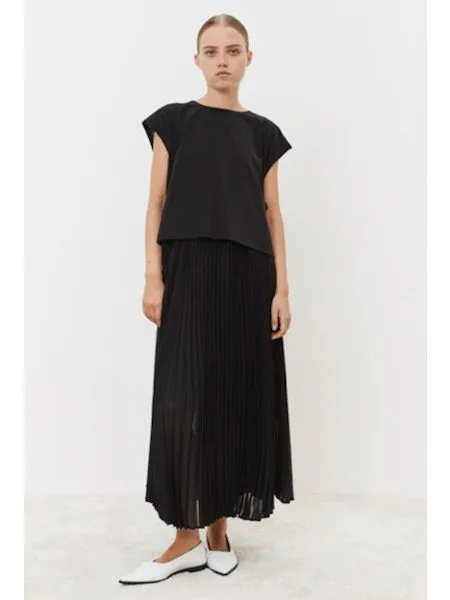 MEIMEIJ - NAVY PLISSE DRESS