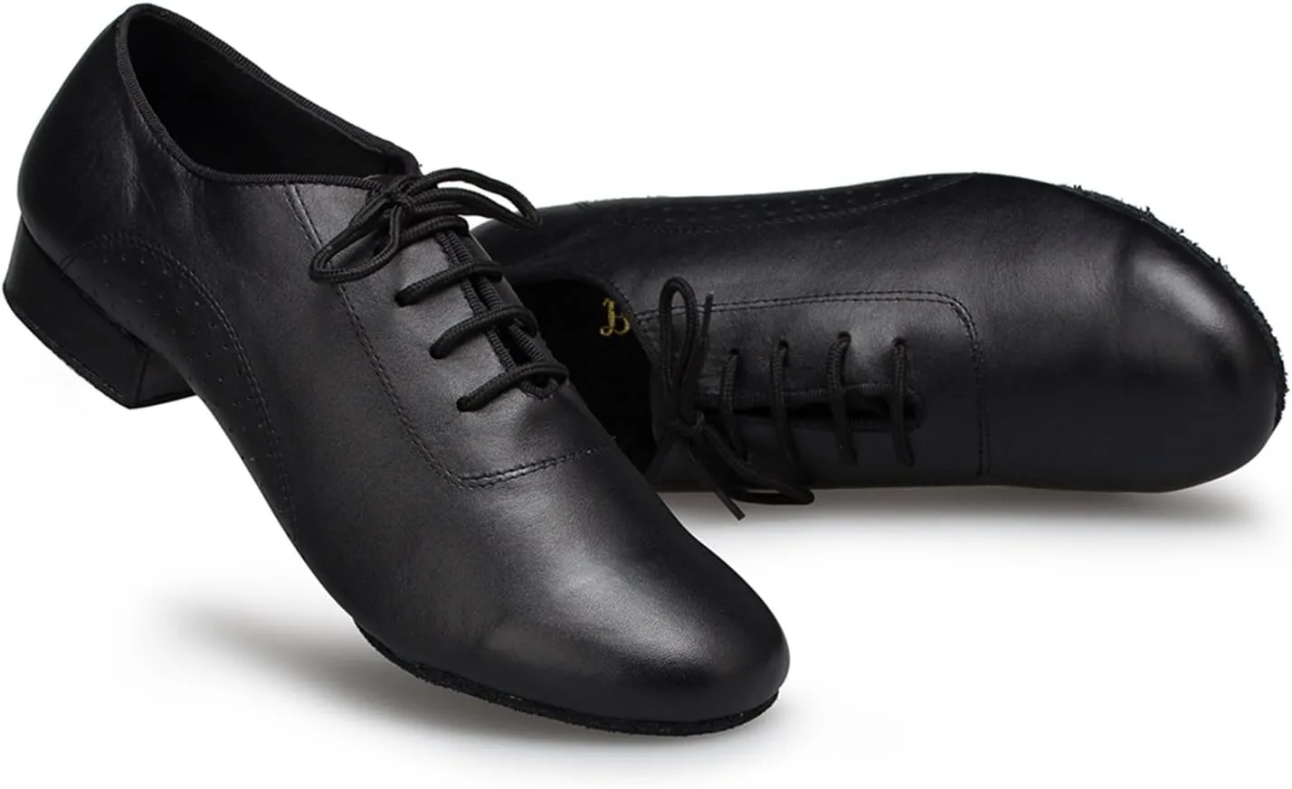 Minishion Men's TH173 Lace-up Comfortable Leather Wedding Ballroom Latin Taogo Dance Shoes