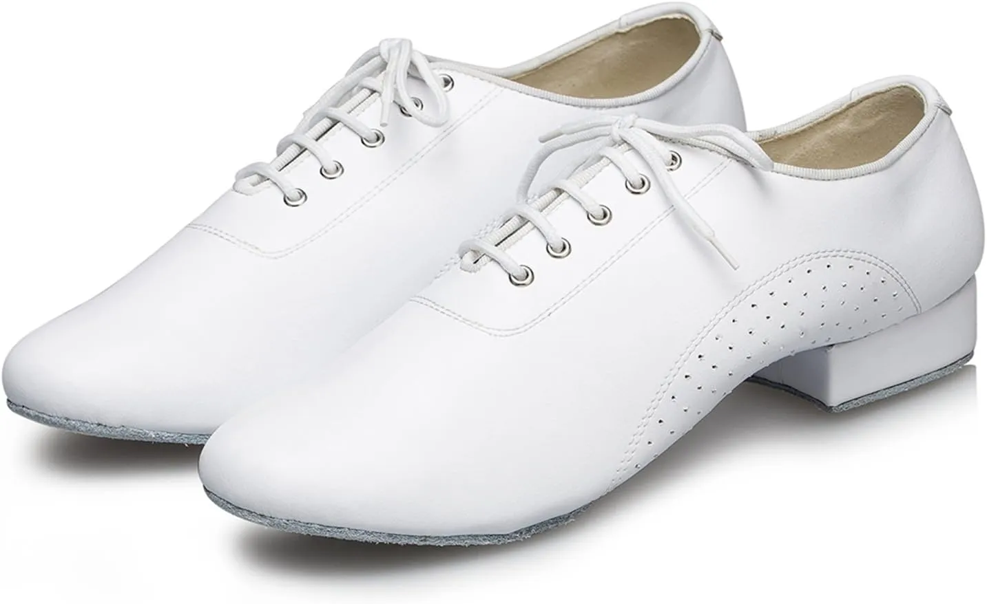 Minishion Men's TH173 Lace-up Comfortable Leather Wedding Ballroom Latin Taogo Dance Shoes