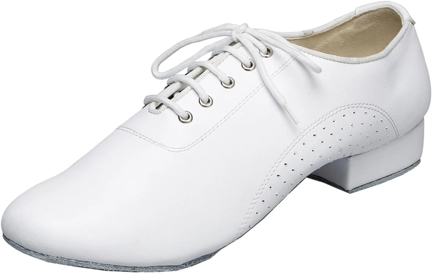 Minishion Men's TH173 Lace-up Comfortable Leather Wedding Ballroom Latin Taogo Dance Shoes