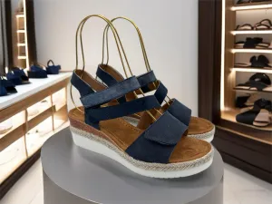 Molly Wedges - navy