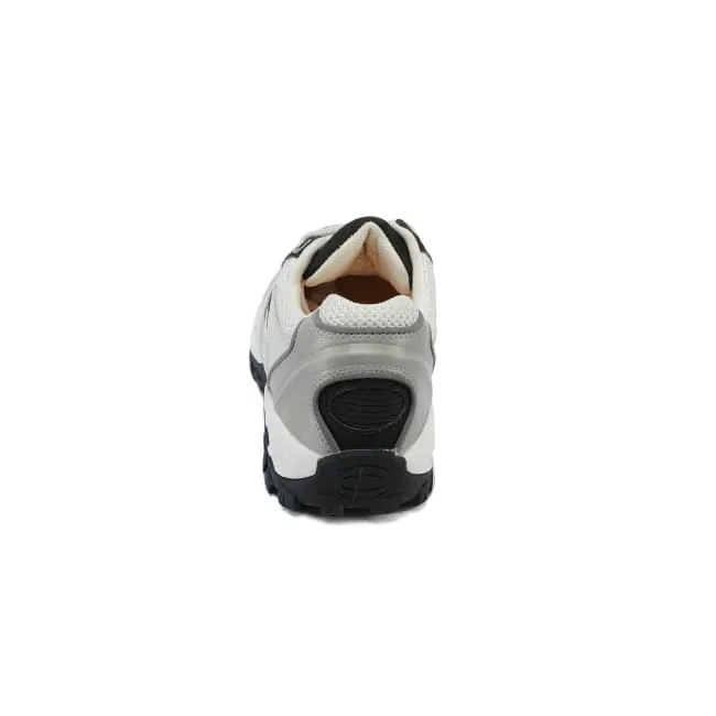 Mt. Emey 9702-3L White - Men's Explorer I Black Athletic Shoe with Laces