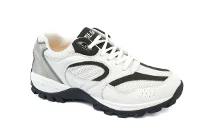 Mt. Emey 9702-3L White - Men's Explorer I Black Athletic Shoe with Laces