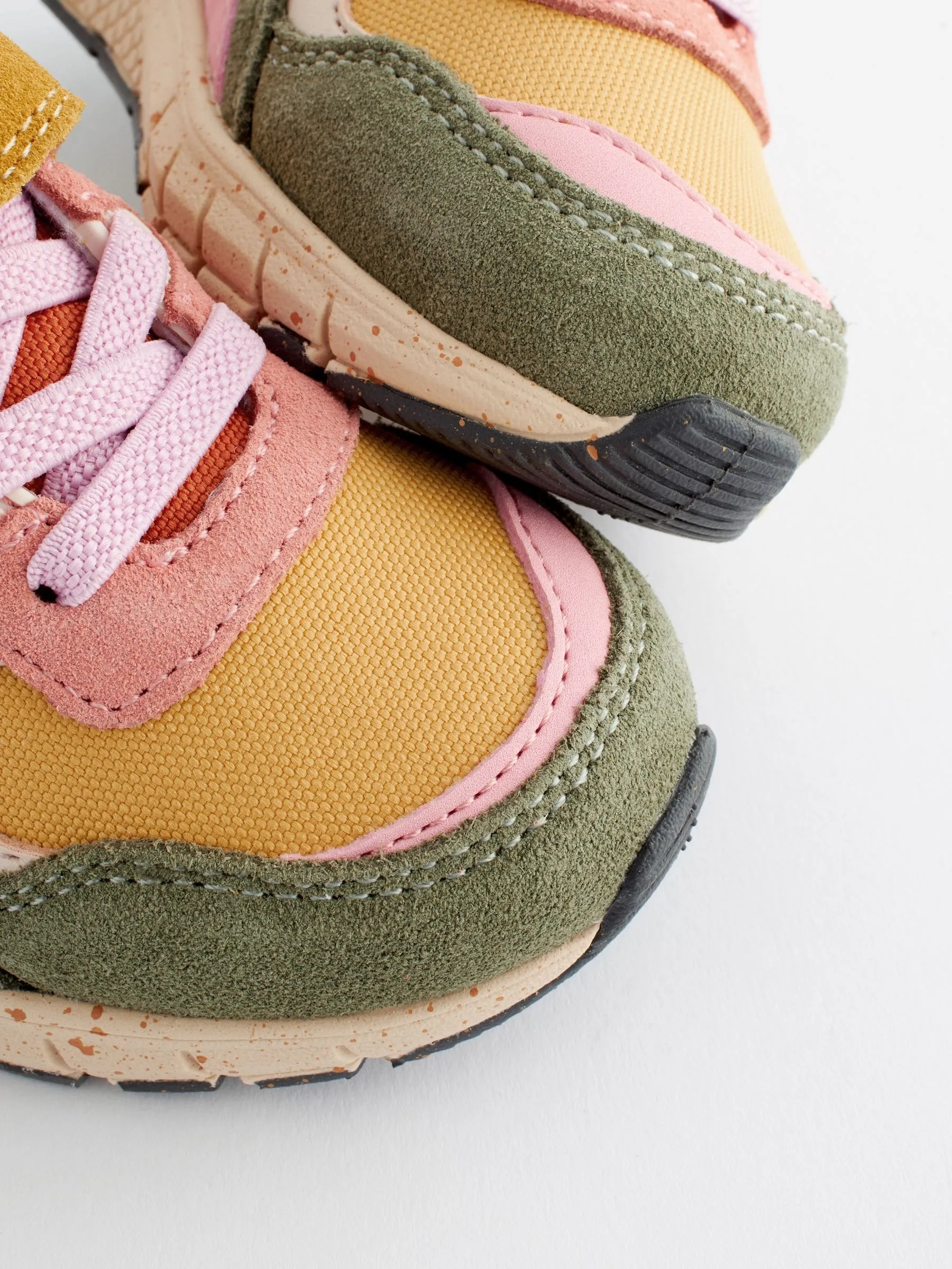 Multi Elastic Lace Chunky Trainers