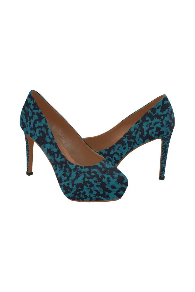 Night Camouflage Women's High Heels