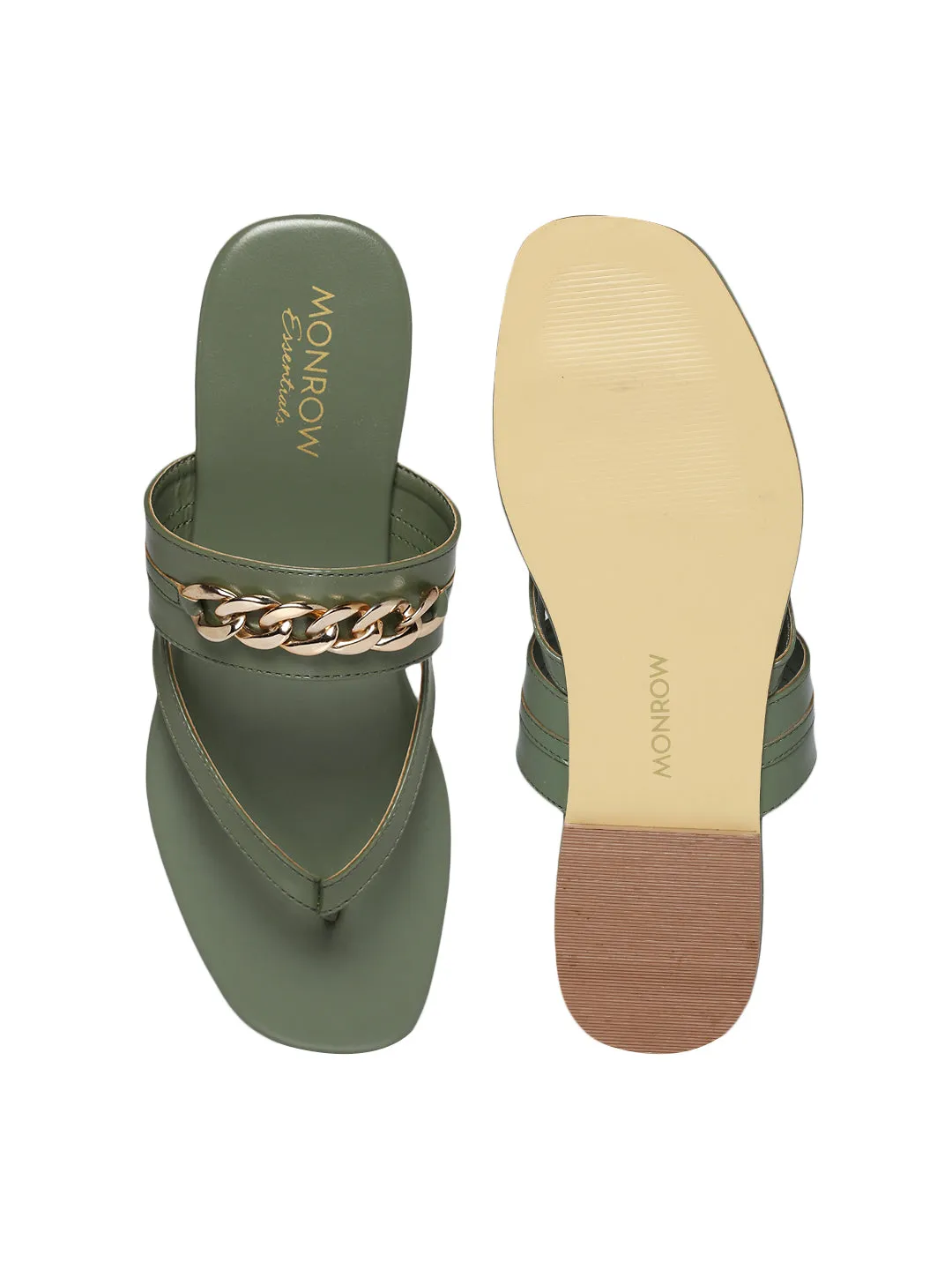 Olivia Olive Flats