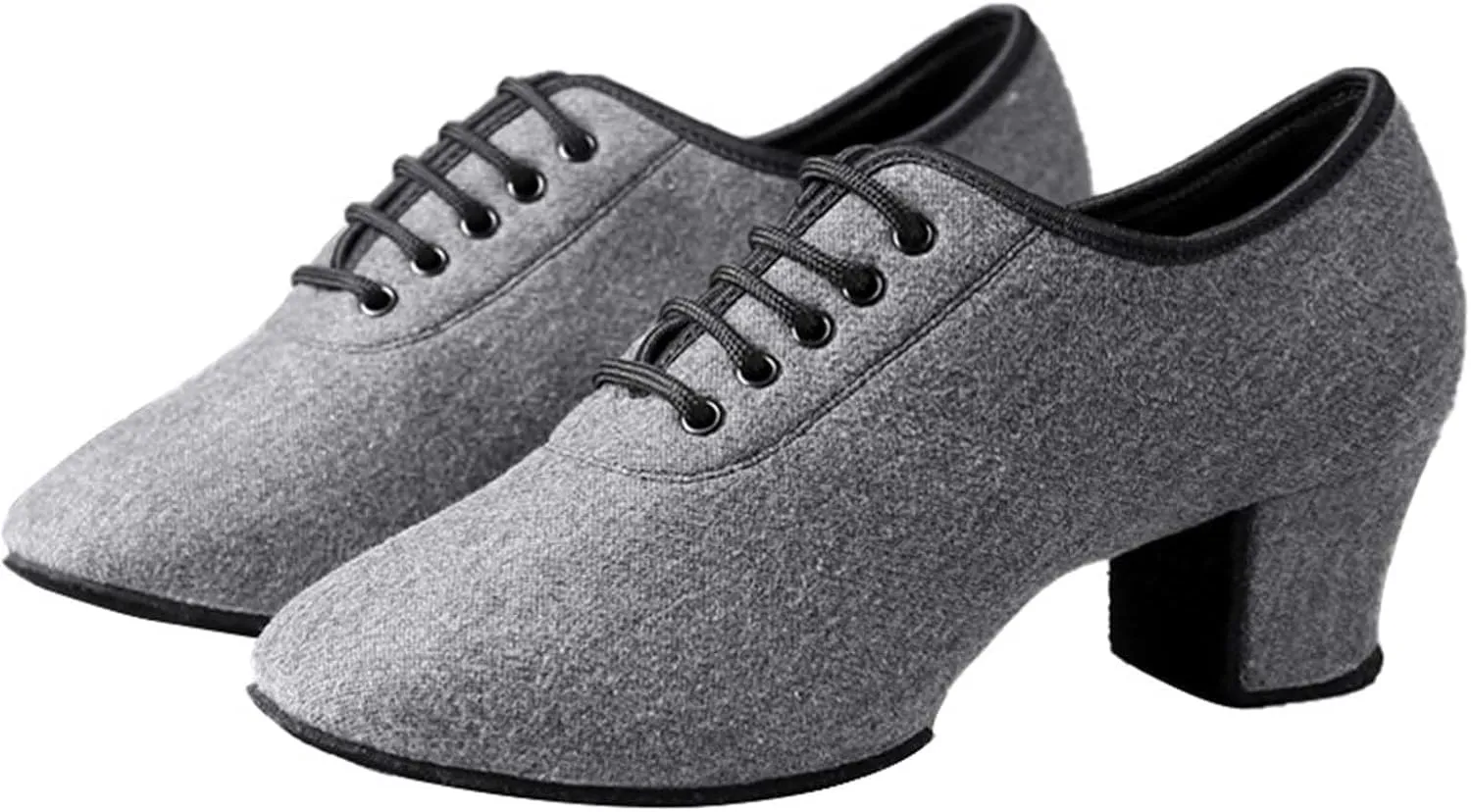 ONAIC Women's Lace-Up Latin Dance Shoes Lace-Up Ballroom Modern Trainers Practice Performance Dancing Shoes