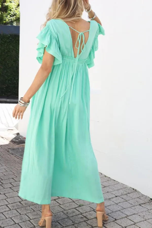 Paris Texas Maxi Dress - Mint
