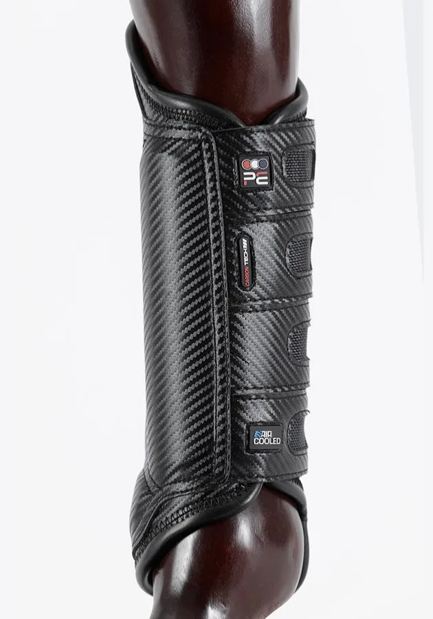 PEI Carbon Tech Air Cooled Eventing Horse Boots (hind, black)