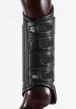 PEI Carbon Tech Air Cooled Eventing Horse Boots (hind, black)