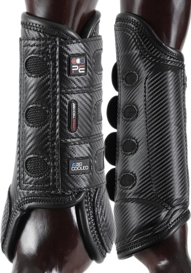 PEI Carbon Tech Air Cooled Eventing Horse Boots (hind, black)