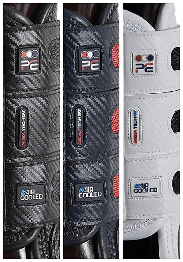 PEI Carbon Tech Air Cooled Eventing Horse Boots (hind, black)