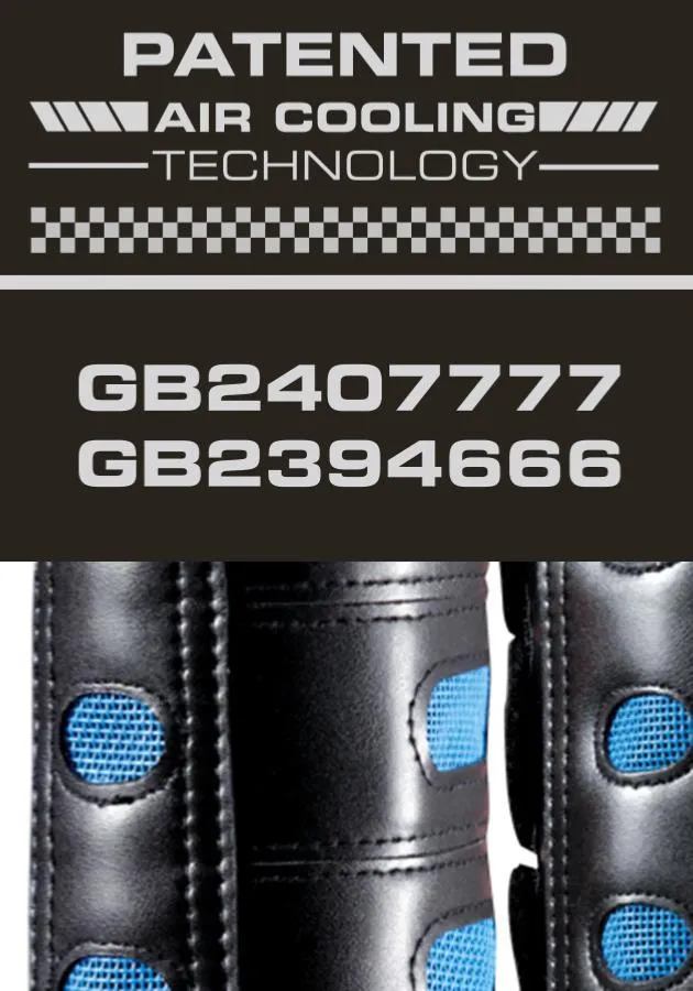 PEI Carbon Tech Air Cooled Eventing Horse Boots (hind, black)