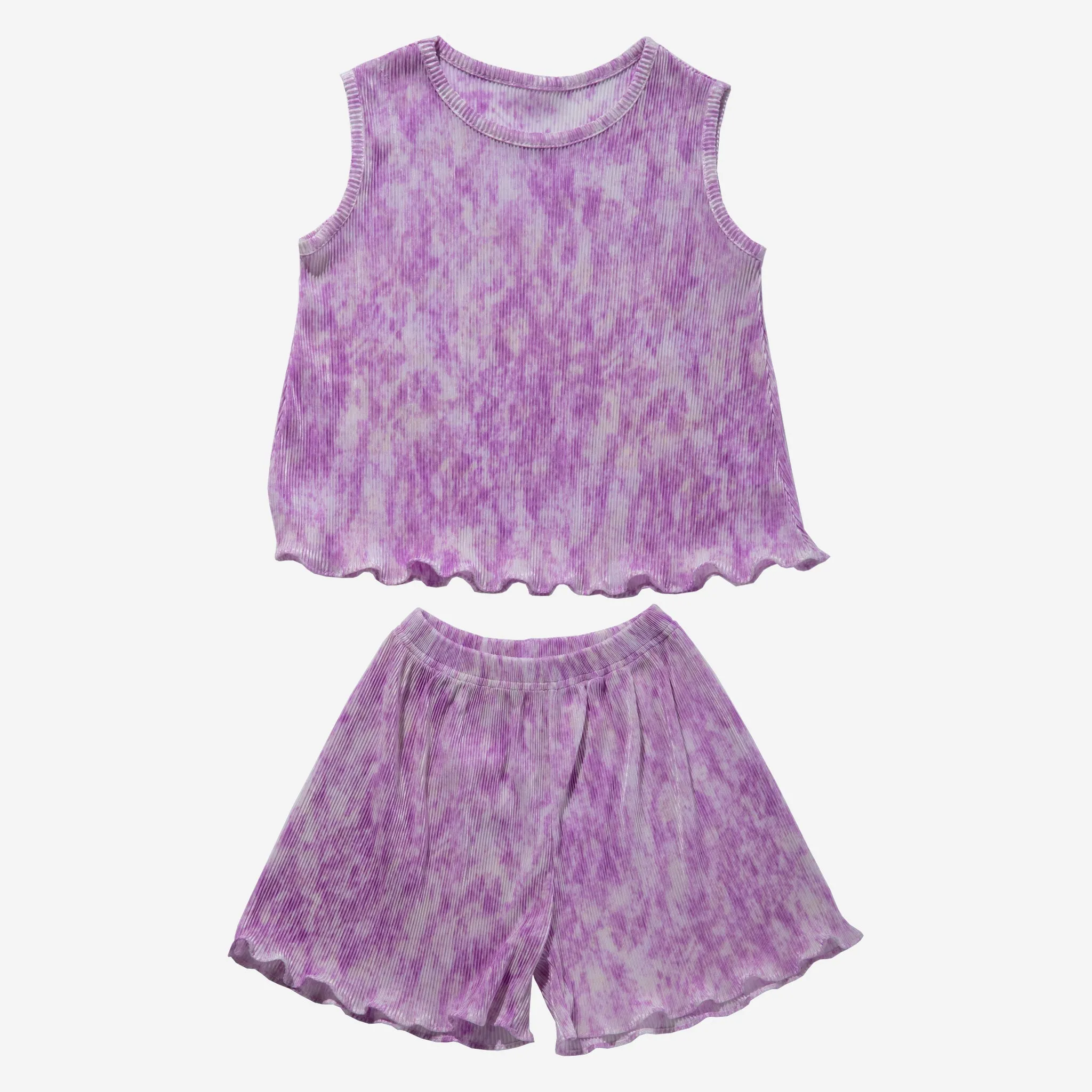 Pleats Short Set